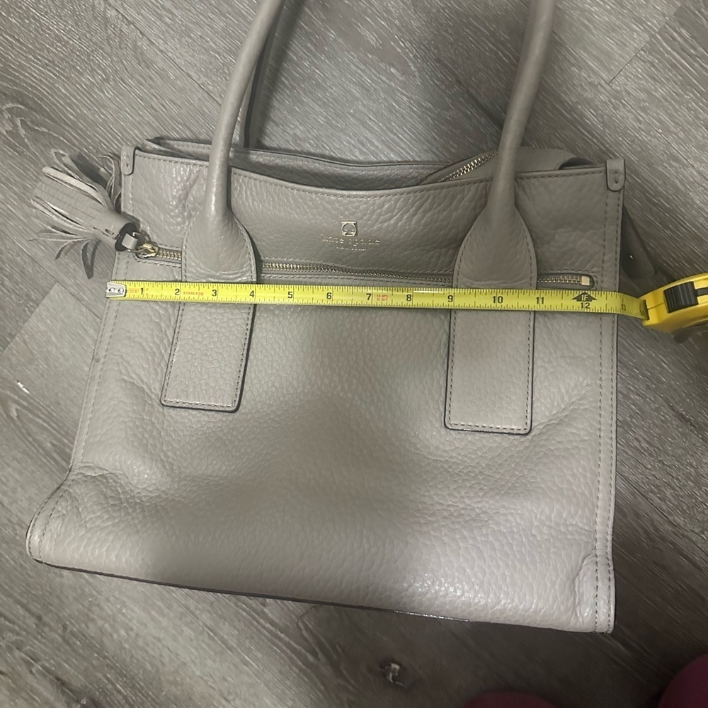 Kate Spade Taupe Leather Tote - Picture 12 of 13